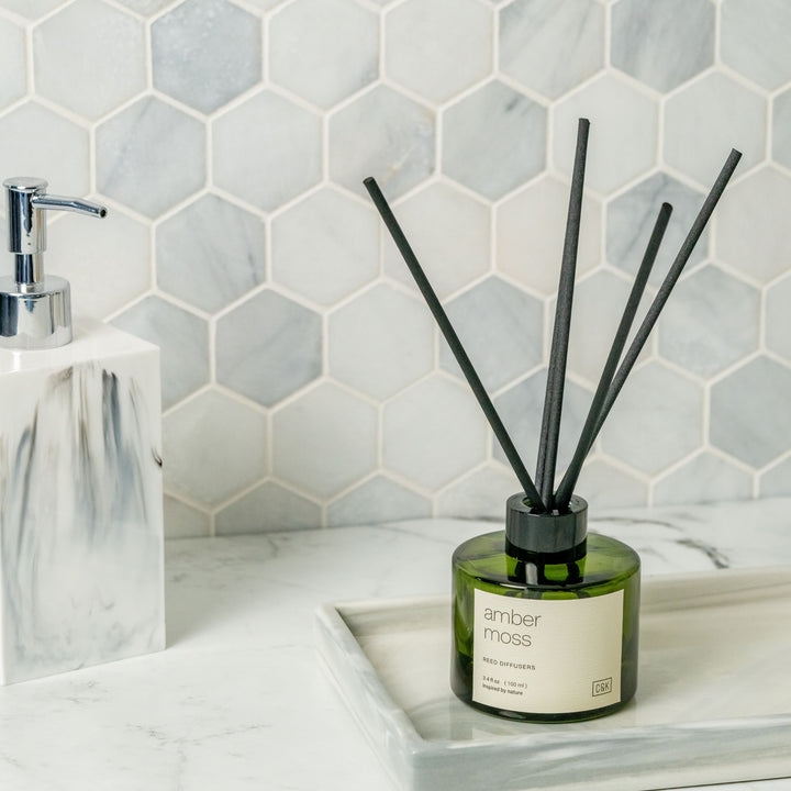 Mayan Copal Green Glass Reed Diffuser