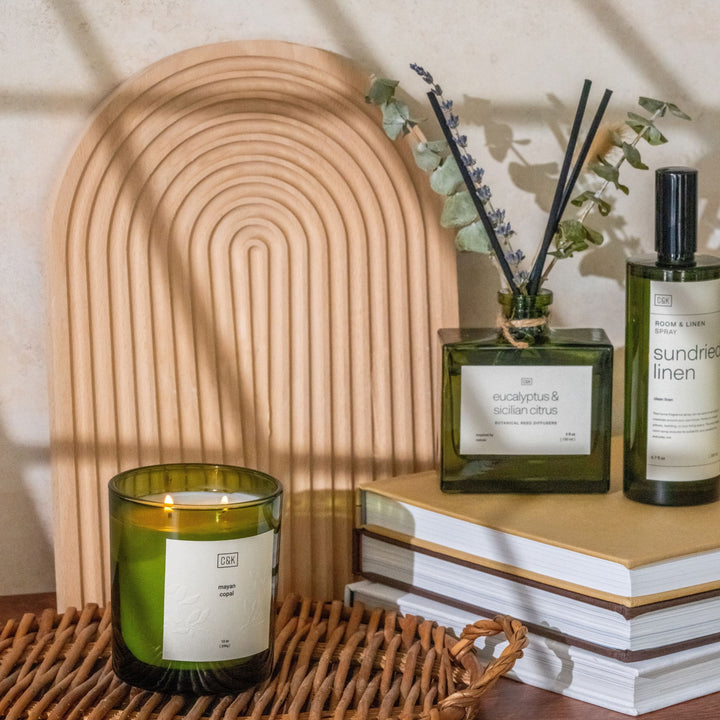 Stone Fruit & Sage Reed Diffuser with Flowers