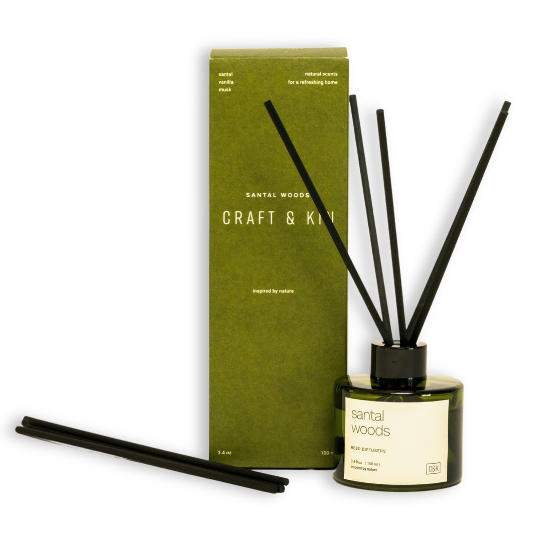 Green Glass Reed Diffuser