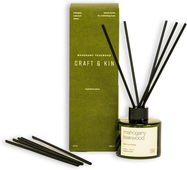 Green Glass Reed Diffuser