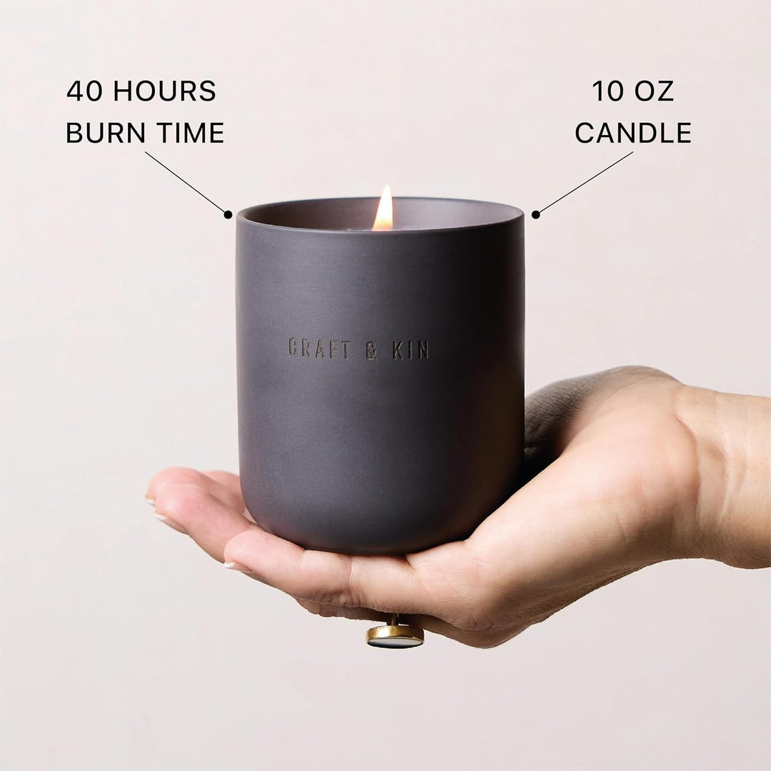 Earthenware Candle - Santal Woods