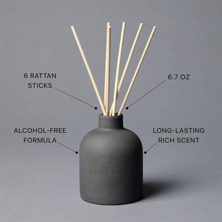 Earthenware Reed Diffuser - Santal Woods