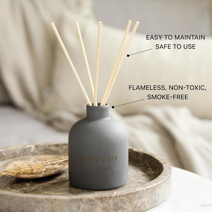 Earthenware Reed Diffuser - Santal Woods