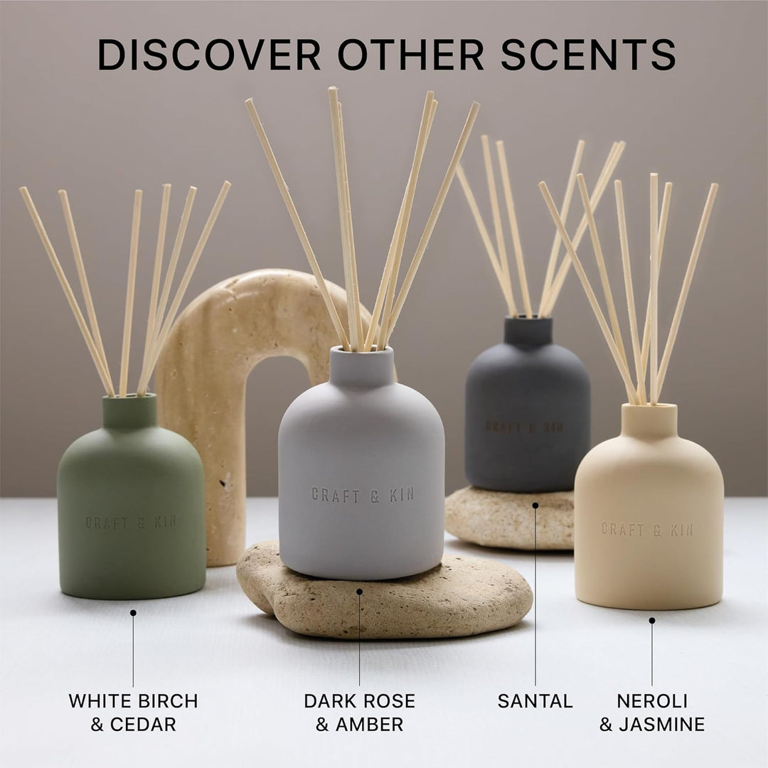 Earthenware Reed Diffuser - Neroli & Jasmine