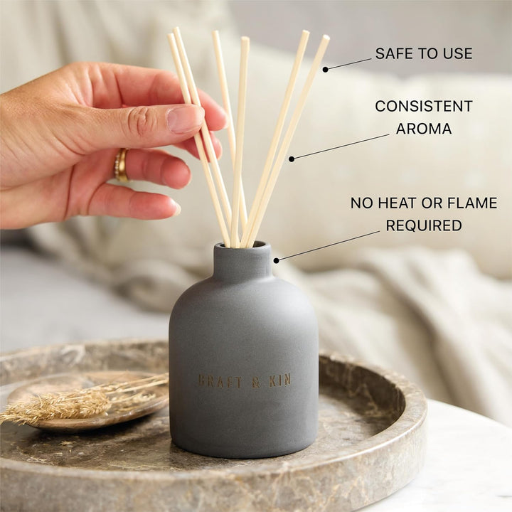 Earthenware Reed Diffuser - Santal Woods