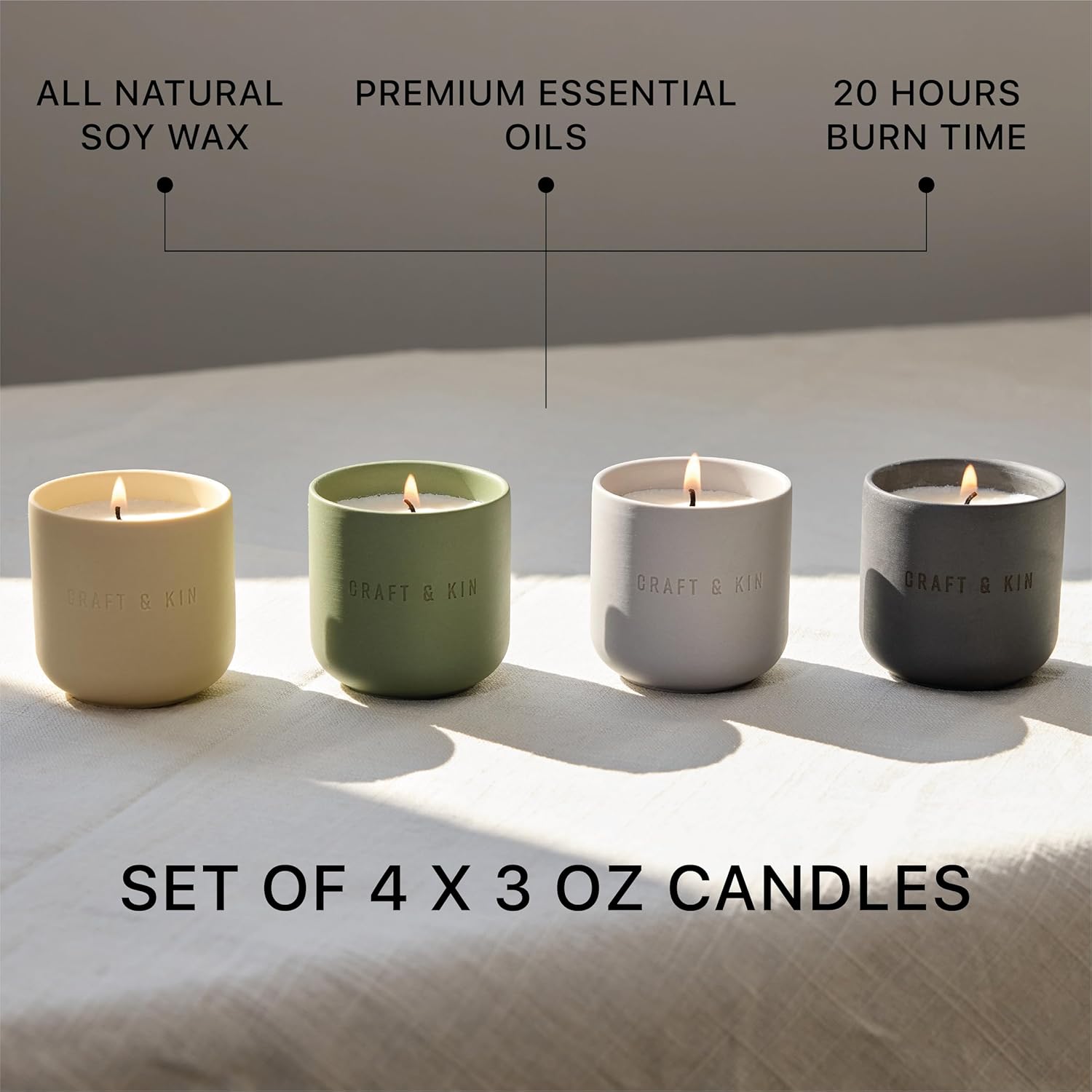Discovery Earthenware Soy Candle Collection Set | Craft & Kin