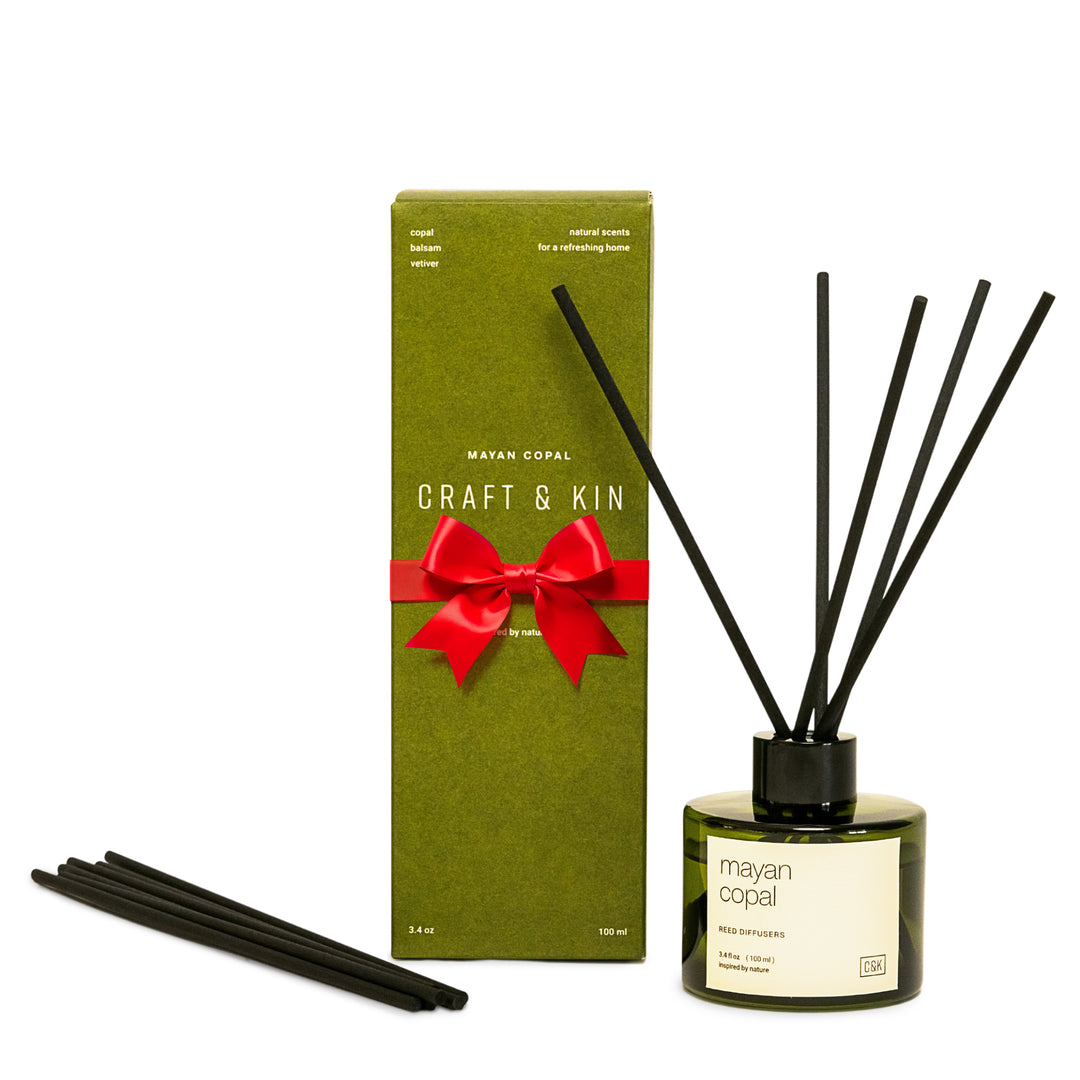 Green Glass Reed Diffuser