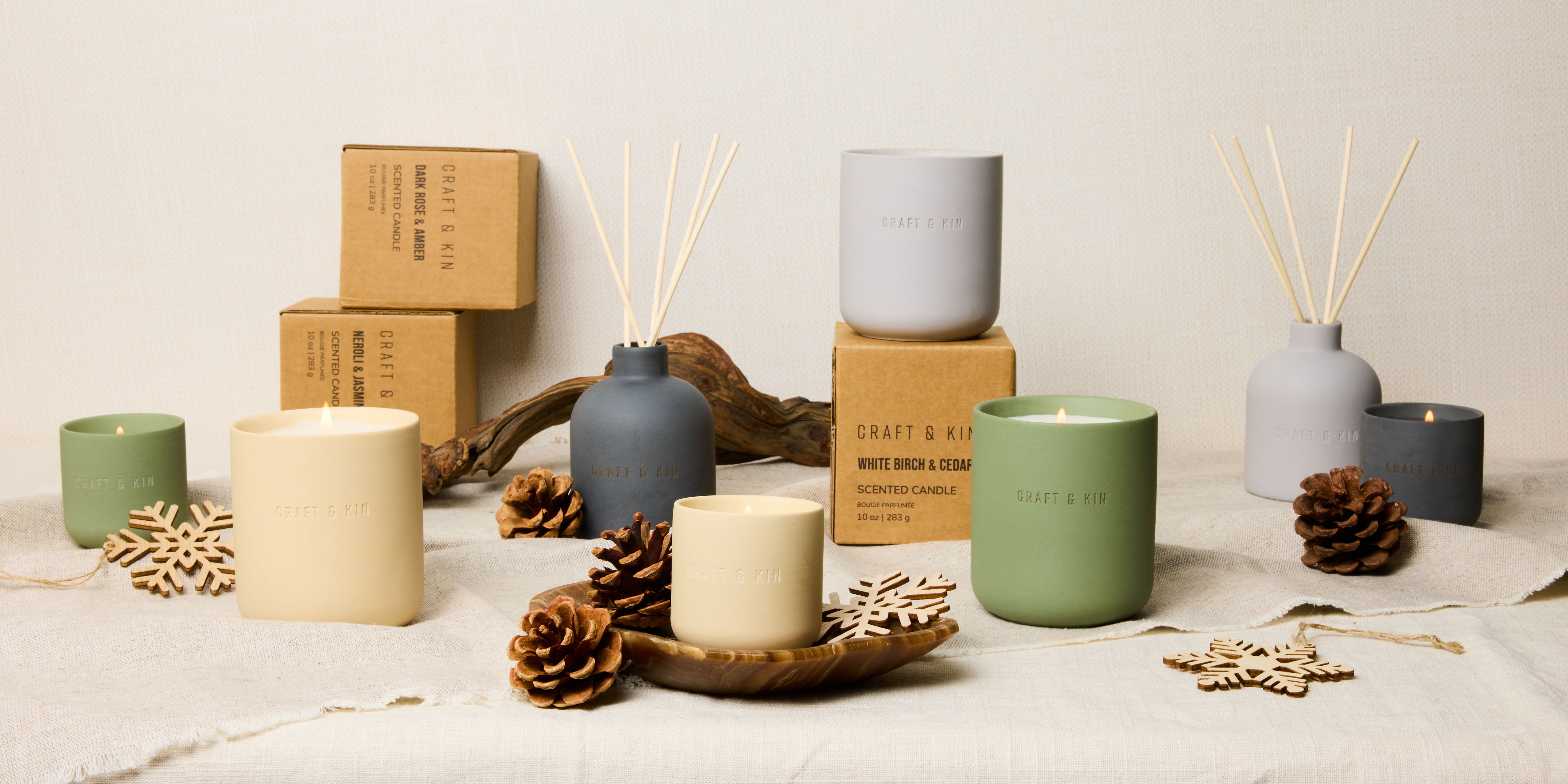 Discovery Earthenware Soy Candle Collection Set | Craft & Kin