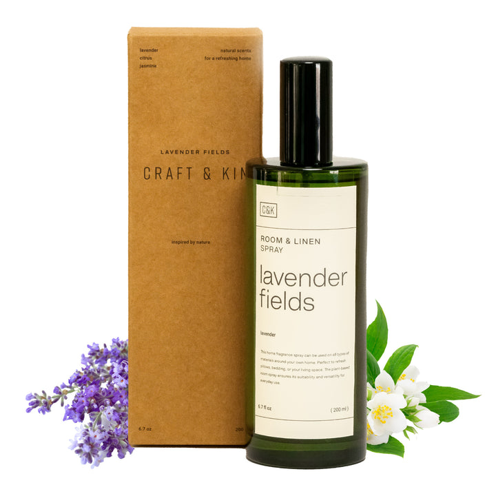 Lavender_Fields_Room_Spray with Craft and Kin packaging