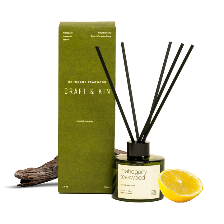 Green Glass Reed Diffuser