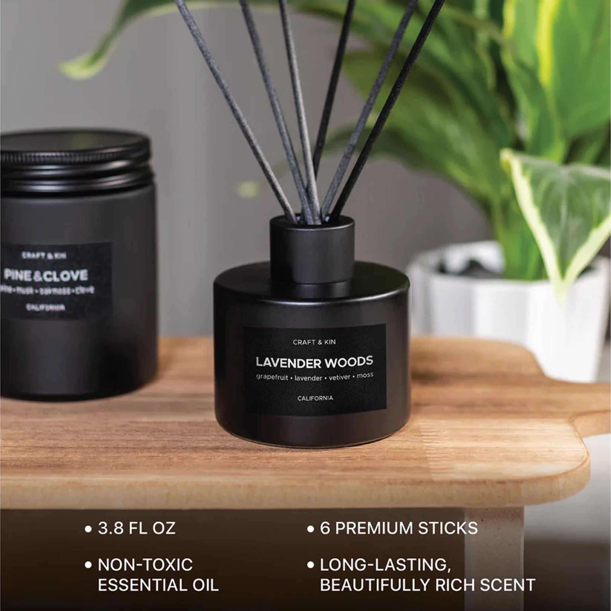 Black Matte Reed Diffuser