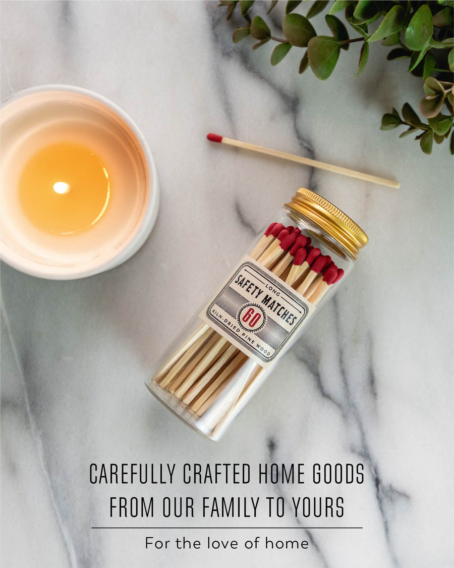 Long Matchsticks for Candles 60 Count Craft & Kin