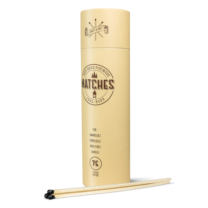 Premium Long Matchsticks for Candles - 75 Count