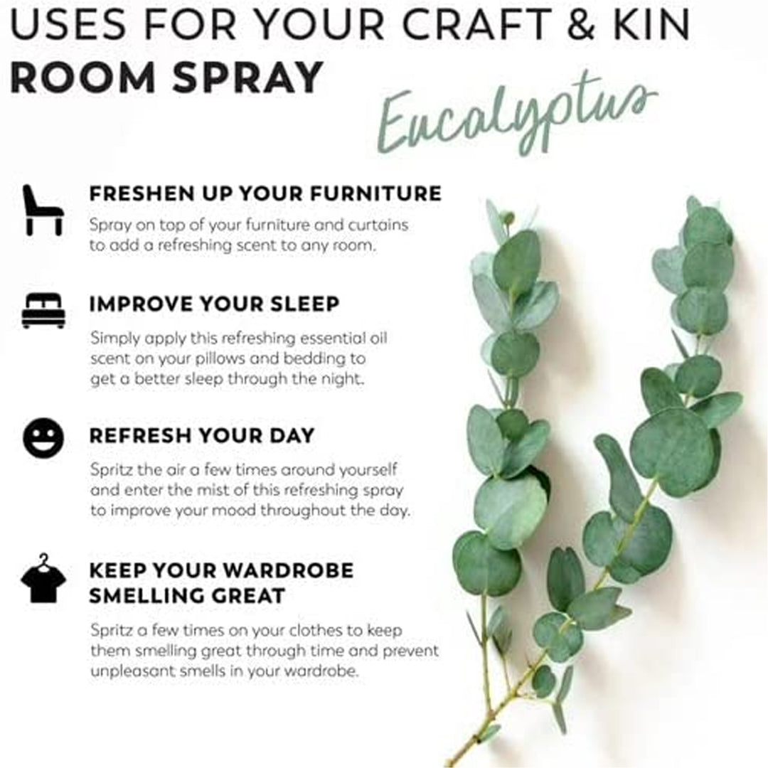 Lavender & Eucalyptus Sleep Spray, Room Fragrance, Pillow Mist