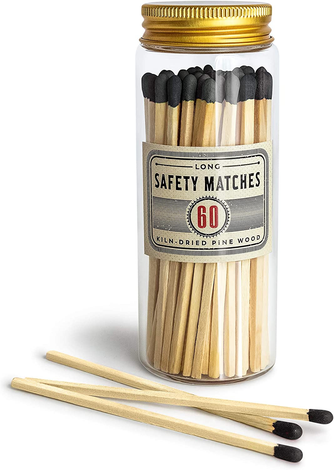 Premium Long Matches for Candles, Decorative Matches in Apothecary Jar, Colorful Matches Long Wooden, Safety Matches, Wooden Matches, Long Stick