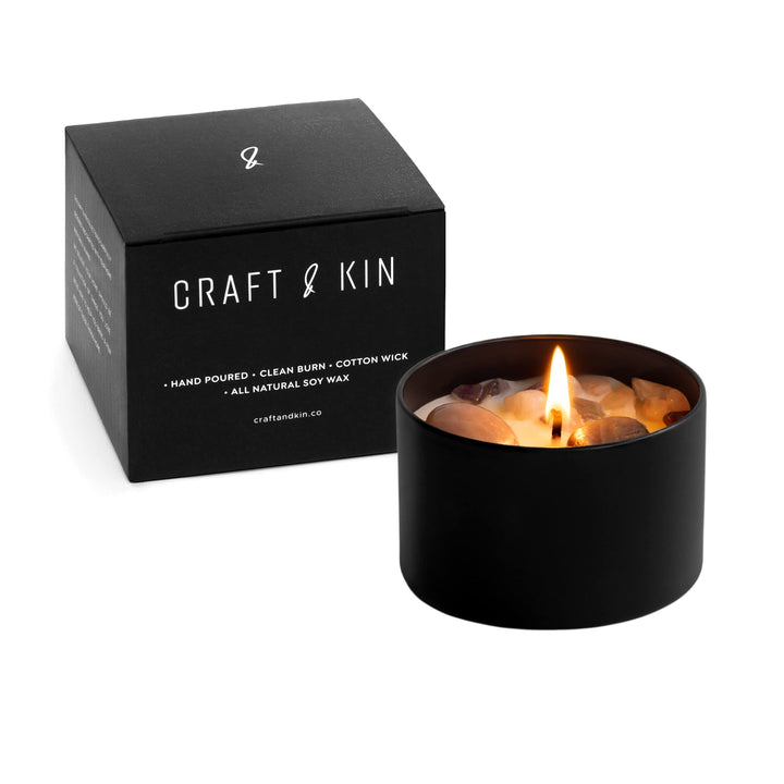 Aromatherapy Crystal Candles